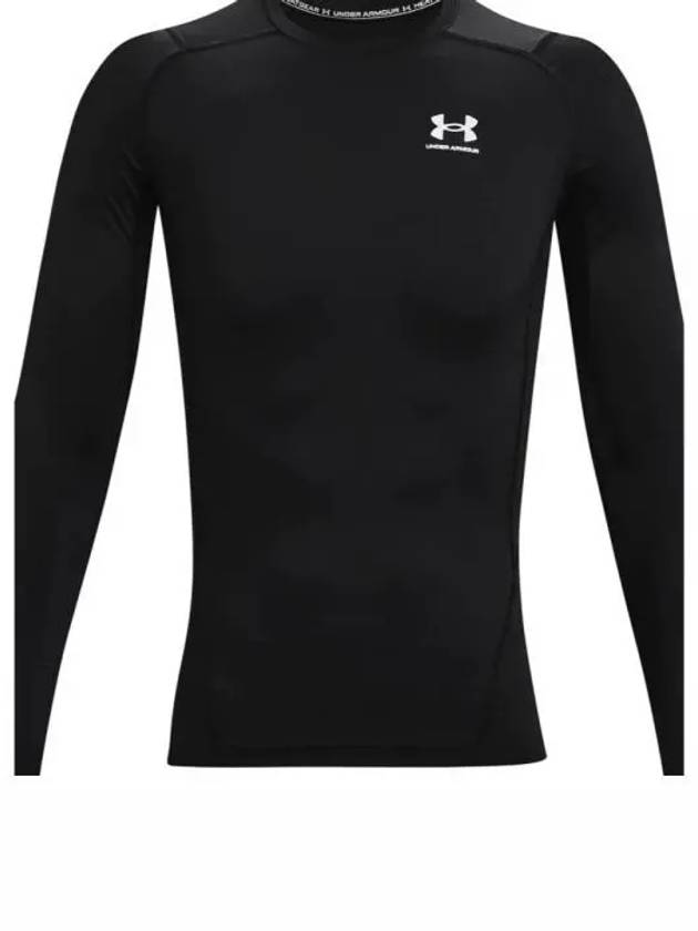 Men's Heat Gear Compression Long Sleeve T-Shirt Black - UNDER ARMOUR - BALAAN 2