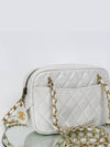 Vintage white CC logo gold chain camera bag shoulder 4VCHB19164 - CHANEL - BALAAN 3