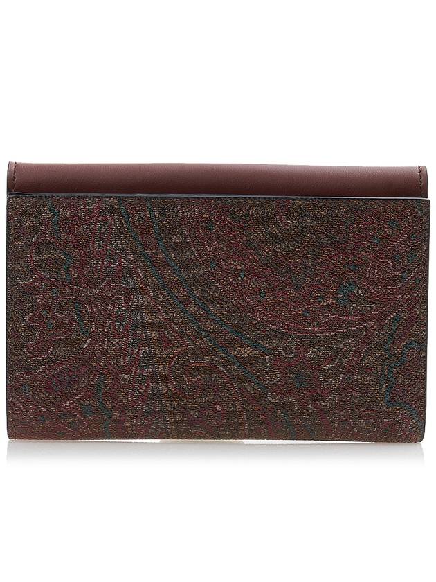 Paisley Half Wallet Brown - ETRO - BALAAN 4