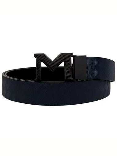 Buckle Extreme 3 0 Reversible Belt Blue - MONTBLANC - BALAAN 1