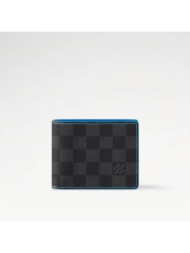 Slender Damier Half Wallet Graphite Blue - LOUIS VUITTON - BALAAN 2