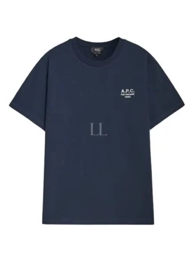 Boxy Rue Madame Short Sleeve T-Shirt Navy - A.P.C. - BALAAN 2