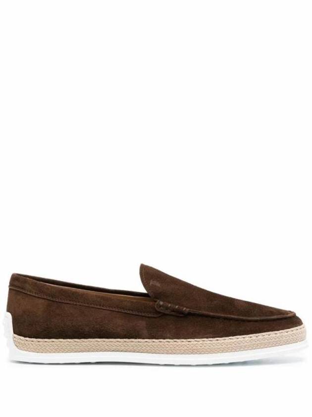 Men's Suede Slip-On Loafers Mocha - TOD'S - BALAAN 2