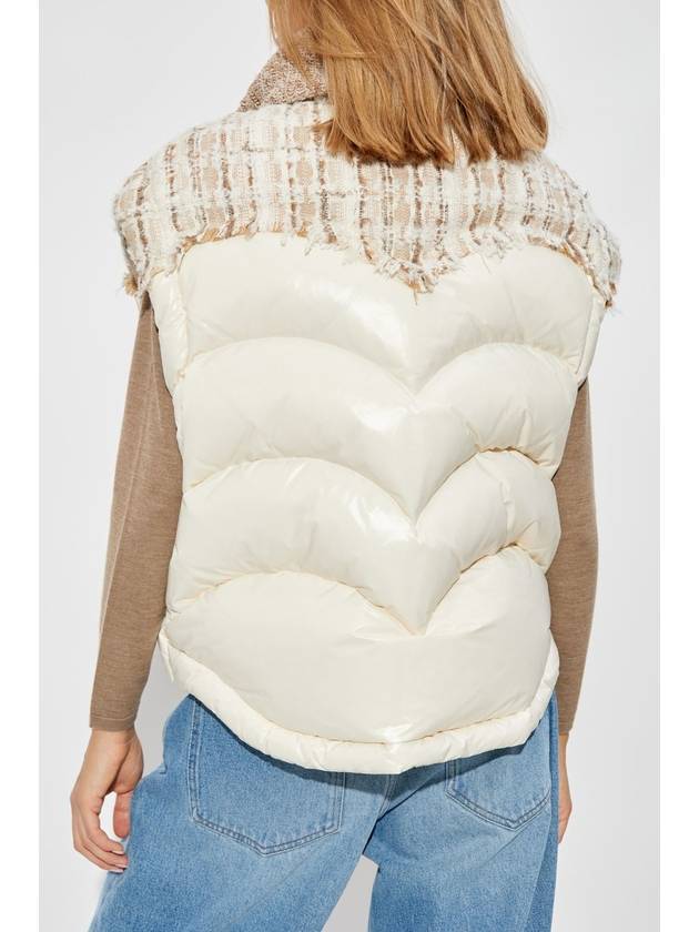 Khrisjoy Down Vest, Women's, Cream - KHRISJOY - BALAAN 4