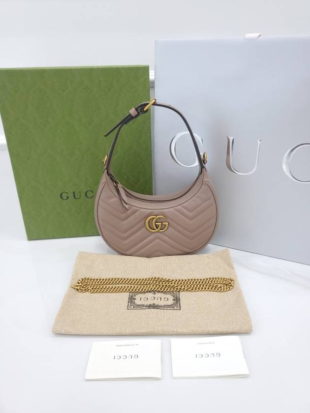 Marmont Half Moon Mini Shoulder Bag 699514 - GUCCI - BALAAN 9