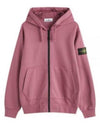 Cotton Fleece Full Zip Hooded Sweatshirt 811564251 V0086 - STONE ISLAND - BALAAN 2