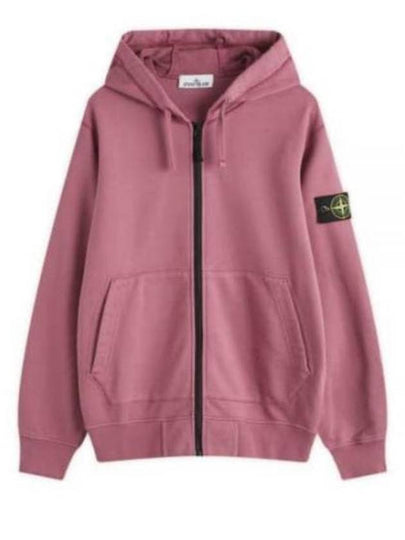 Cotton Fleece Full Zip Hooded Sweatshirt 811564251 V0086 - STONE ISLAND - BALAAN 2