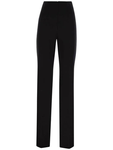 OLEA - High-waisted trousers in scuba jersey - MAX MARA SPORTMAX - BALAAN 1