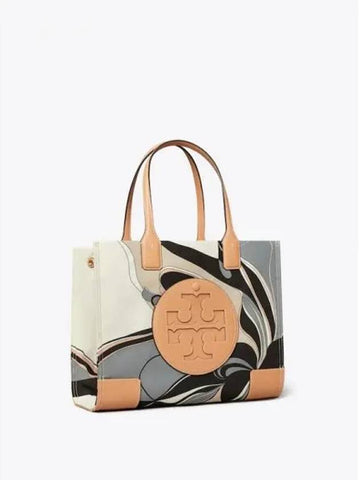 Ella Print Small Women s Tote Bag Shoulder Neutral Tu Swirl Domestic Product GM0024080695769 - TORY BURCH - BALAAN 1