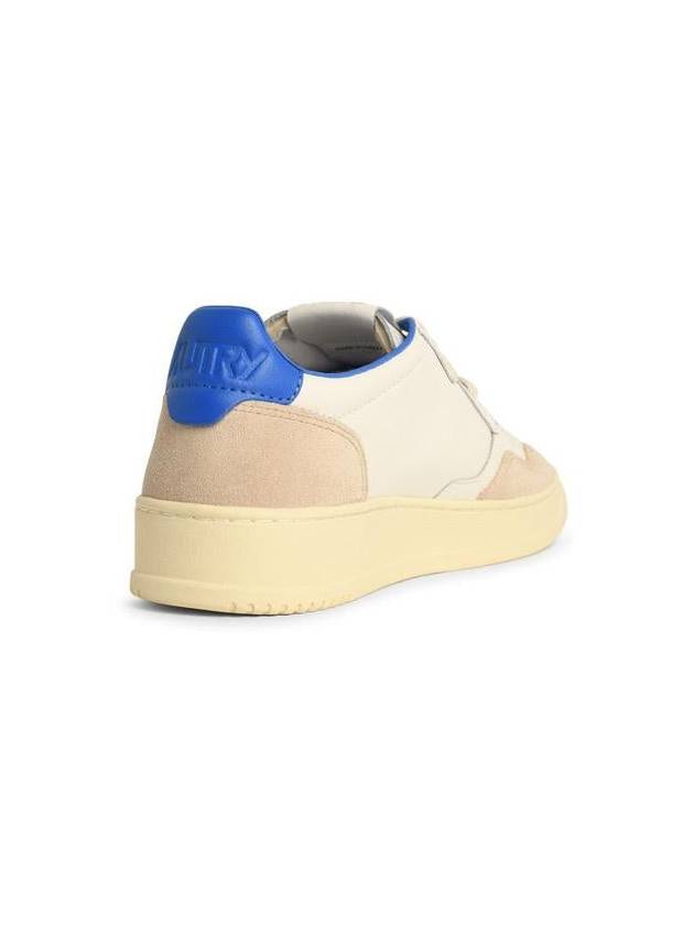 Autry 'Match' White Leather Sneakers - AUTRY - BALAAN 3