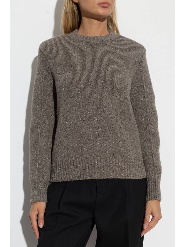 Veneta Crew Neck Knit Top Grey - BOTTEGA VENETA - BALAAN 4