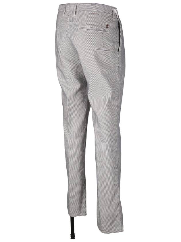 Red line slim fit striped pants - INCOTEX - BALAAN 4