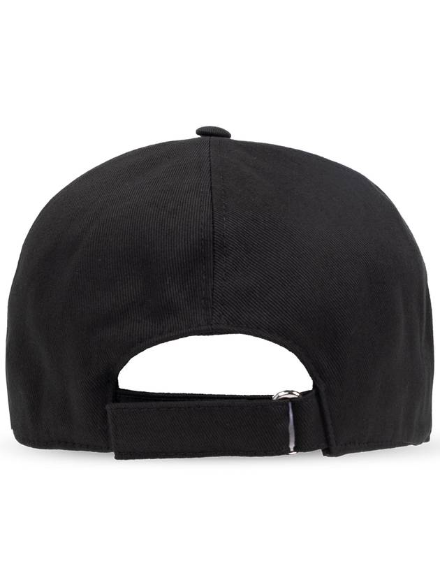 Iceberg Cap With Logo, Men's, Black - ICEBERG - BALAAN 3