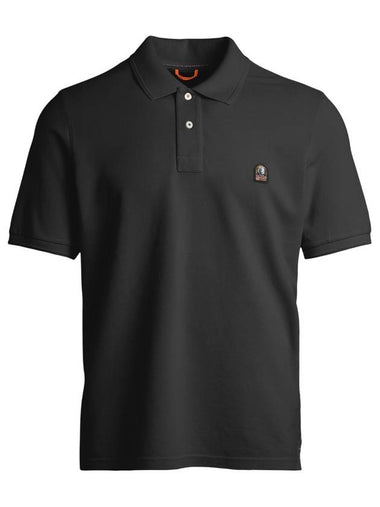 Patch Polo Shirt Black - PARAJUMPERS - BALAAN 1