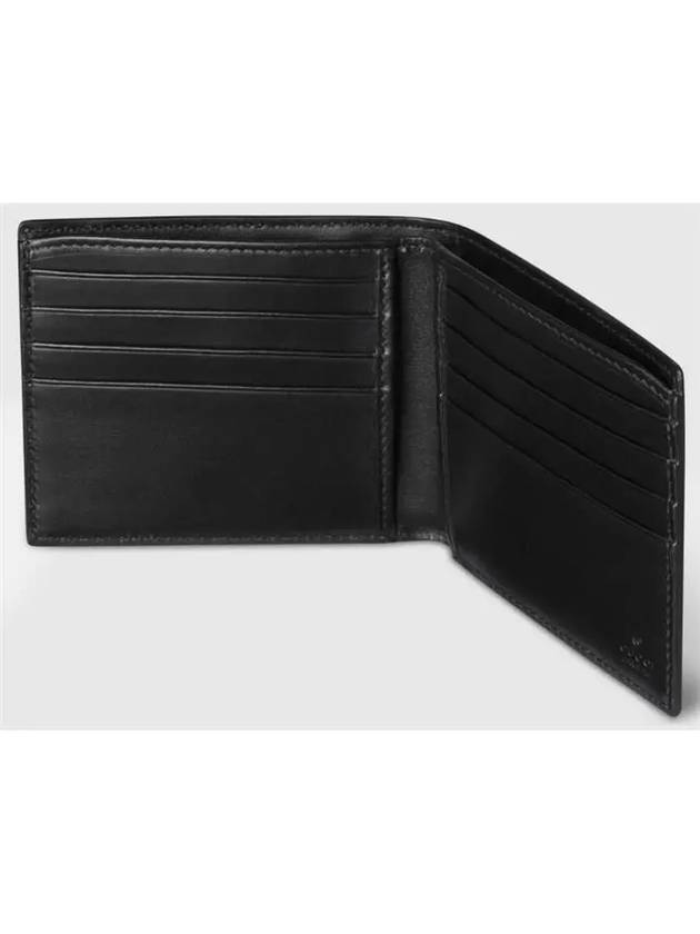 Maxi GG Half Wallet Dark Grey Black - GUCCI - BALAAN 5