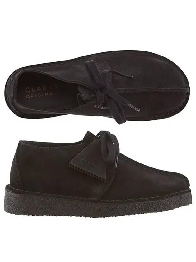 Desert Trek Suede Loafers Black - CLARKS - BALAAN 1