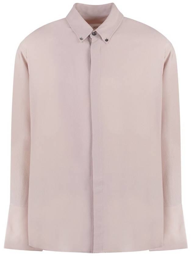 Oversized Long-Sleeved Shirt Pink - AMI - BALAAN 2