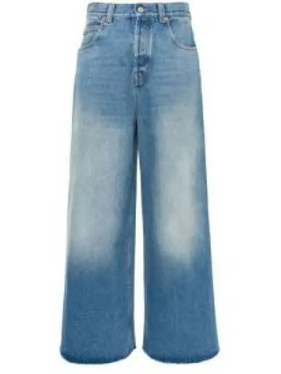 Organic Cotton Flared Jeans Blue - GUCCI - BALAAN 2