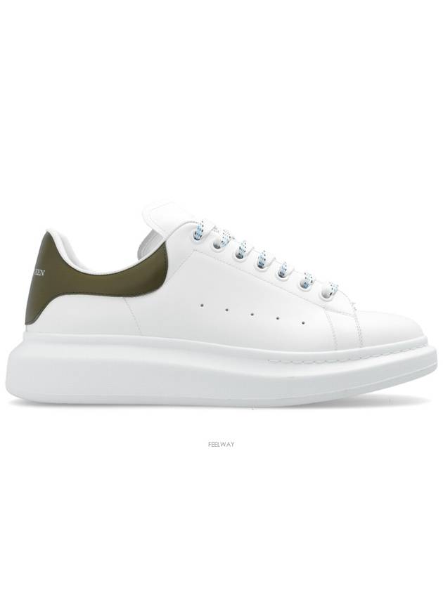 Oversized Leather Low Top Sneakers White - ALEXANDER MCQUEEN - BALAAN 2