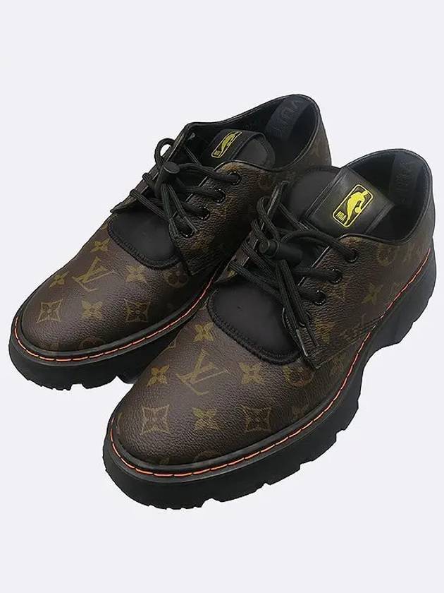 1A904C Monogram Canvas Bold Derby Men s Shoes NBA LV Collection 265MM - LOUIS VUITTON - BALAAN 5