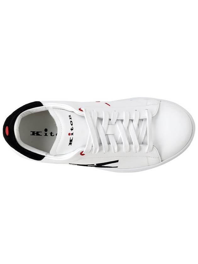 R logo low-top sneakers white - KITON - BALAAN 5
