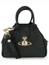 Sphere Leather Mini Shoulder Bag Black - VIVIENNE WESTWOOD - BALAAN 3