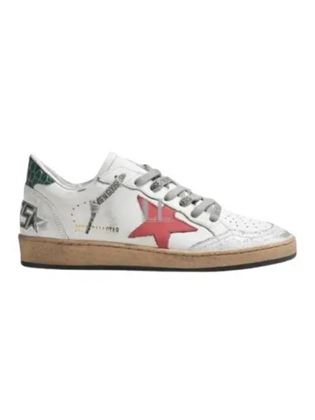 Ball Star Low Top Sneakers Red White - GOLDEN GOOSE - BALAAN 2