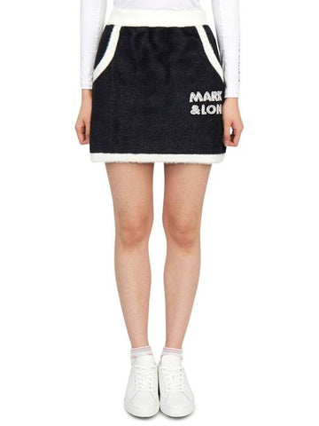 Logo Knit Skirt Black - MARK & LONA - BALAAN 1