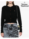 Bea Crop Cardigan Black - VIVIENNE WESTWOOD - BALAAN 6