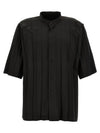 Homme Pliss? Long Sleeve Shirt HP46FJ34114 Black - ISSEY MIYAKE - BALAAN 1