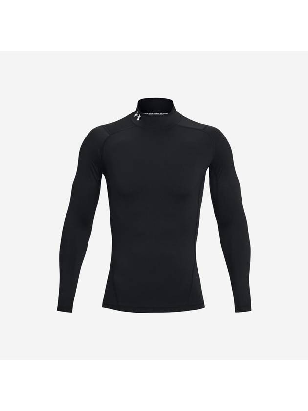 UA Heart Gear Compression Mock Long Sleeve T-Shirt Black - UNDER ARMOUR - BALAAN 2