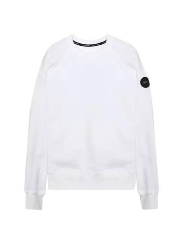 Muskoka Crew Neck Sweatshirt White - CANADA GOOSE - BALAAN 1