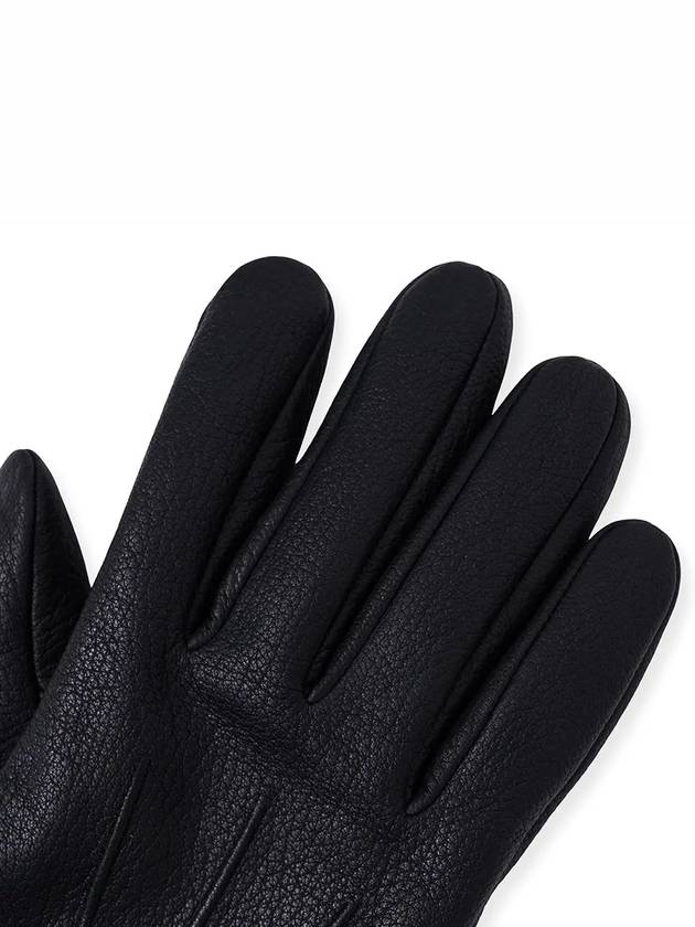 Pre order delivery November 18 Deerskin leather gloves black - NOIRER - BALAAN 7