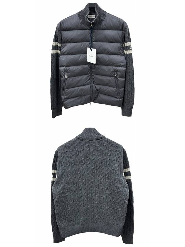 Knit panel padding gray - MONCLER - BALAAN 5