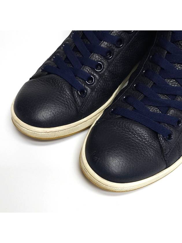 Big logo navy color high top sneakers 255MM - LOUIS VUITTON - BALAAN 5