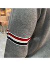 Men's Milan Stitch Armband Crew Neck Knit Top Light Grey - THOM BROWNE - BALAAN 7