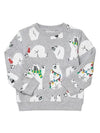 Stella McCartney TT4S10 Z1425 905MC White Bear Print Junior Sweatshirt - STELLA MCCARTNEY - BALAAN 3