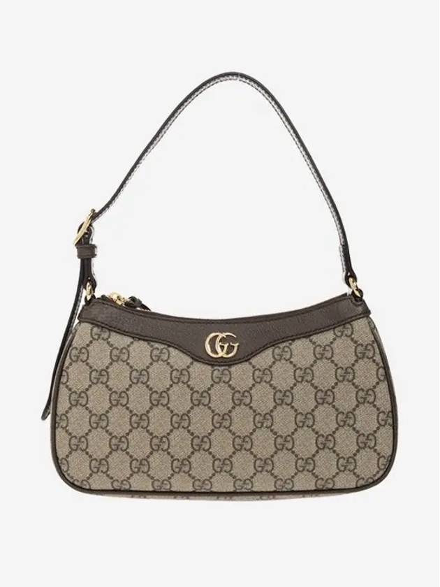 Ophidia GG Small Canvas Shoulder Bag Beige Ebony - GUCCI - BALAAN 2