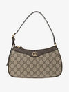 Ophidia GG Small Canvas Shoulder Bag Beige Ebony - GUCCI - BALAAN 4