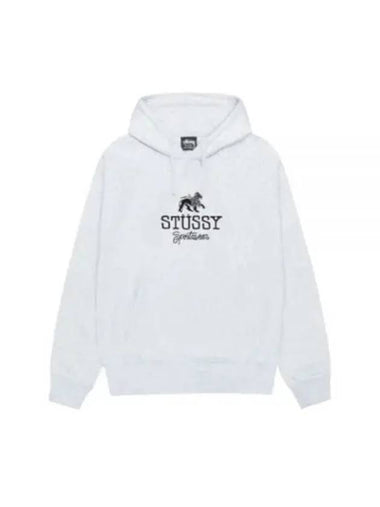 1925034 ASH HEATHER sportswear hood - STUSSY - BALAAN 1