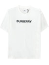 Logo Print Short Sleeve T-Shirt White - BURBERRY - BALAAN 2