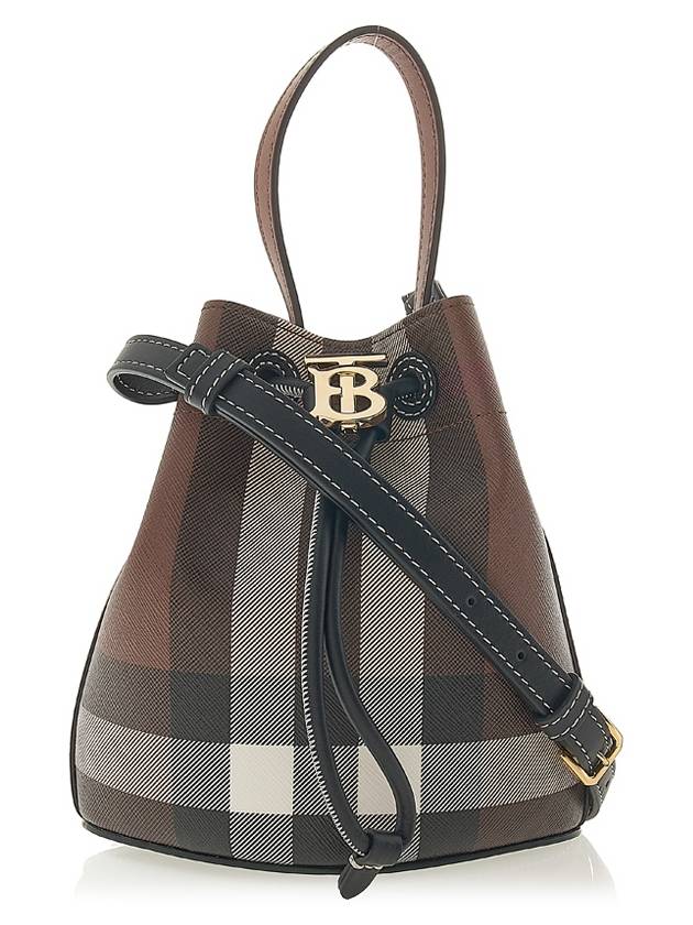 TB Mini Bucket Bag Dark Birch Brown - BURBERRY - BALAAN 2