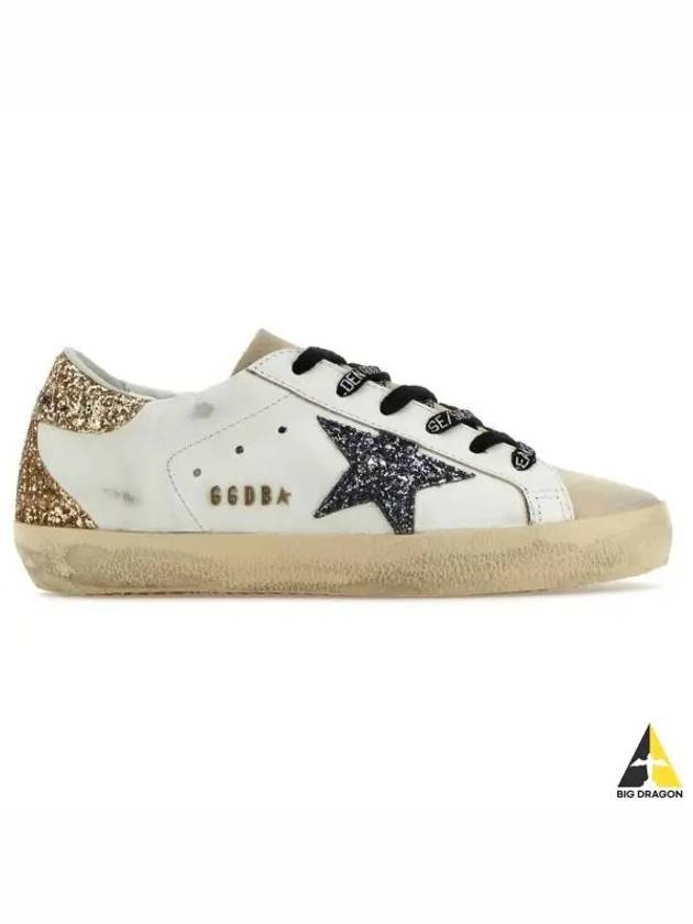 Super-Star Glittered Sneakers White - GOLDEN GOOSE - BALAAN 2