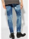 Mid-Rise Skinny Jeans Blue - DSQUARED2 - BALAAN 4