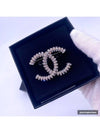 Women s Crystal CC Logo Brooch Silver ABA332 - CHANEL - BALAAN 2