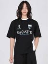 Football Cotton Short Sleeve T-Shirt Black - MACASITE - BALAAN 3