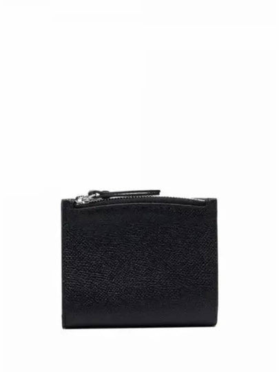 Stitch Logo Zipper Half Wallet Black - MAISON MARGIELA - BALAAN 2