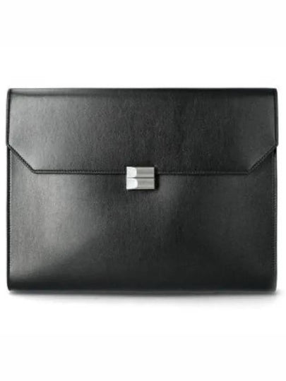 Logo Leather Pouch Black - BALLY - BALAAN 2