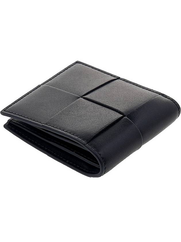 Intrecciato Half Wallet Black - BOTTEGA VENETA - BALAAN 5