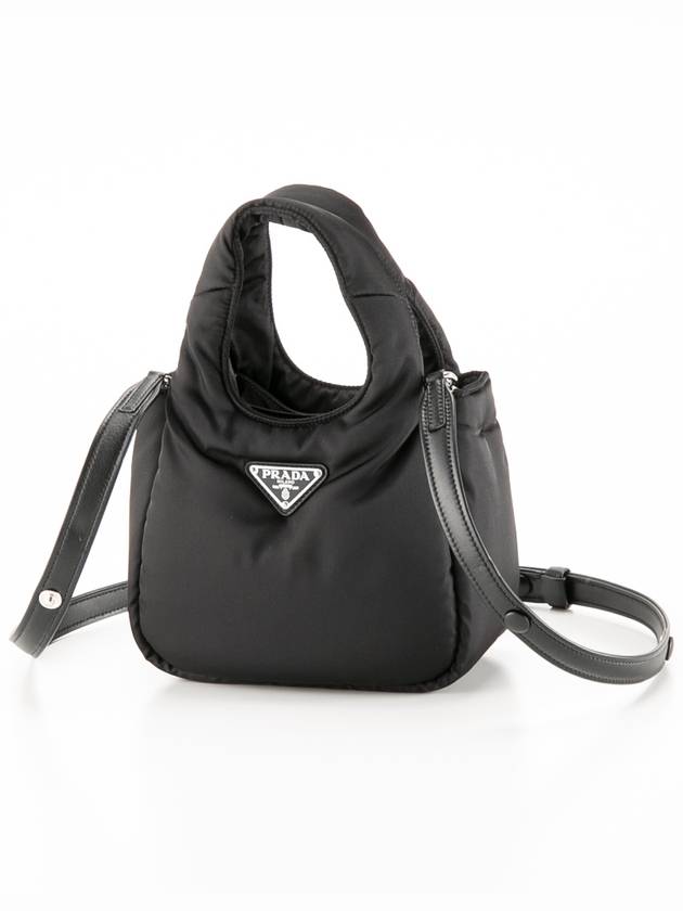 Soft Padded Re-Nylon Mini Bag Black - PRADA - BALAAN 2